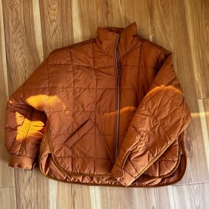 Free People Pippa Packable Puffer in Toasted Coconut